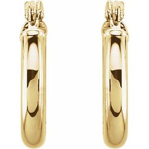 Tube Hoop Earrings 