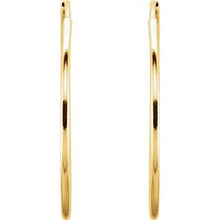 Load image into Gallery viewer, 14K Yellow 24 mm Endless Hoop Earrings

