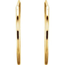 Load image into Gallery viewer, 14K Yellow 20 mm Endless Hoop Earrings
