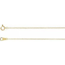 Load image into Gallery viewer, 10K Yellow 1 mm 18&quot; Rolo Chain
