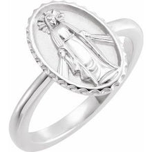 Charger l'image dans la galerie, Sterling Silver Miraculous Medal Ring
