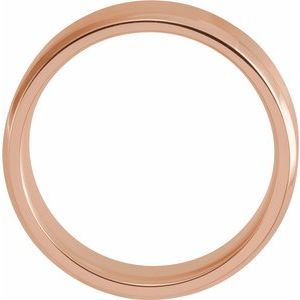 Beveled-Edge Band with Satin Finish