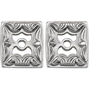 Continuum Sterling Silver Metal Fashion Earring Jackets