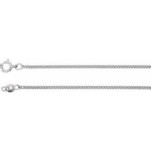 1.6 mm Solid Curb Link Flat Chain 