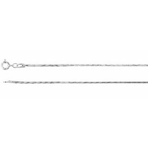 1.25 mm Diamond Cut Snake Chain
