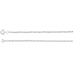 1.45 mm Sterling Silver Twisted Box Chain