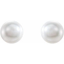 Charger l&#39;image dans la galerie, 14K Yellow Akoya Cultured Pearl Earrings
