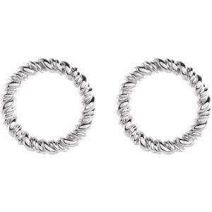 Circle Rope Earrings  