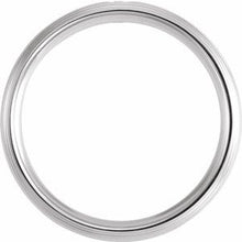 Load image into Gallery viewer, Platinum .04 CT Diamond Half Round Edge Band Size 11.5
