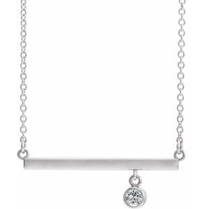 Sterling Silver Sapphire Bezel-Set 18