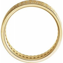 Load image into Gallery viewer, 14K Yellow 1 CTW Diamond Flat Band Size 7
