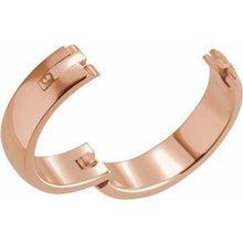 Charger l&#39;image dans la galerie, 14K Rose 6 mm Taille de bande réglable 7
