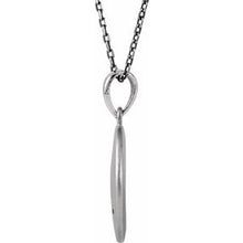 Load image into Gallery viewer, Sterling Silver .005 CTW Diamond Initial F 18&quot; Necklace
