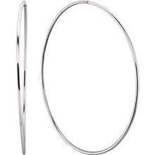 Charger l&#39;image dans la galerie, Endless 1.55 mm Hoop Tube Earrings 
