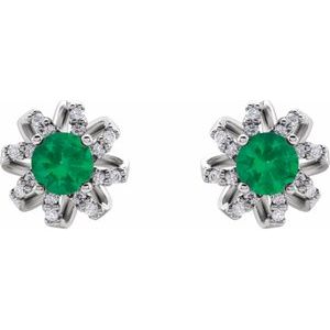 Twisted Halo-Style Earrings
