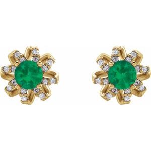 Twisted Halo-Style Earrings