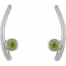 Load image into Gallery viewer, Bezel-Set Ear Climbers  
