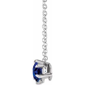 Solitaire Necklace or Slide pendant