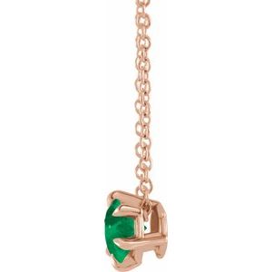 Solitaire Necklace or Slide pendant