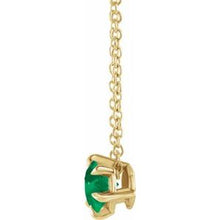 Load image into Gallery viewer, Solitaire Necklace or Slide pendant
