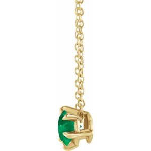 Solitaire Necklace or Slide pendant