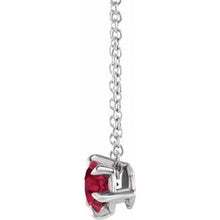 Load image into Gallery viewer, Solitaire Necklace or Slide pendant
