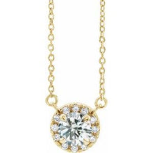 Load image into Gallery viewer, 14K Yellow 1 1/6 CTW Diamond 18&quot; Necklace

