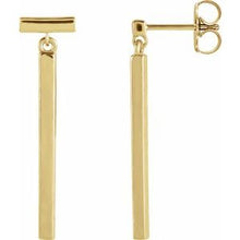 Load image into Gallery viewer, Articulated Bar Earrings
