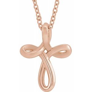 Youth Cross Necklace or Pendant
