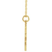 Charger l&#39;image dans la galerie, 14K Yellow Gold-Plated Sterling Silver Script Initial Z 16-18&quot; Necklace
