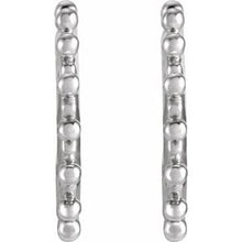 Load image into Gallery viewer, Beaded Hoop Earrings

