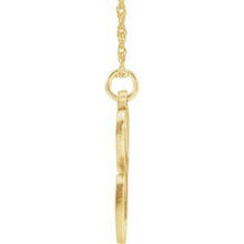 Charger l&#39;image dans la galerie, 14K Yellow Gold-Plated Sterling Silver Script Initial C 16-18&quot; Necklace
