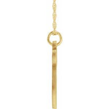 Charger l&#39;image dans la galerie, 14K Yellow Gold-Plated Sterling Silver Script Initial W 16-18&quot; Necklace
