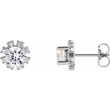 Load image into Gallery viewer, Platinum 2 CTW Diamond Earrings
