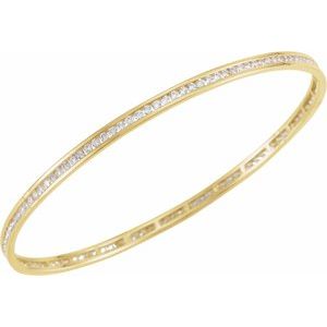 Accented Stackable Bangle Bracelet