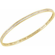 Load image into Gallery viewer, Accented Stackable Bangle Bracelet
