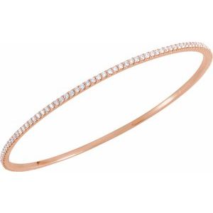Accented Stackable Bangle Bracelet 