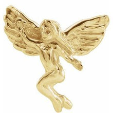Load image into Gallery viewer, 14K Yellow 13x12 mm Dancing Angel Lapel Pin
