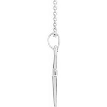 Load image into Gallery viewer, Sterling Silver Cross 18&quot; Necklace
