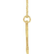 Charger l&#39;image dans la galerie, 14K Yellow Gold-Plated Sterling Silver Script Initial L 16-18&quot; Necklace
