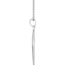 Charger l&#39;image dans la galerie, Sterling Silver Cross 18&quot; Necklace
