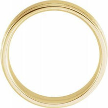 Charger l&#39;image dans la galerie, 18K Yellow 7 mm Grooved Band Size 13
