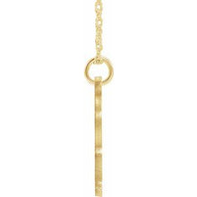 Charger l&#39;image dans la galerie, 14K Yellow Gold-Plated Sterling Silver Script Initial R 16-18&quot; Necklace
