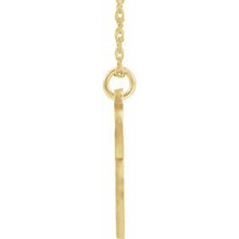 Charger l&#39;image dans la galerie, 14K Yellow Gold-Plated Sterling Silver Script Initial O 16-18&quot; Necklace
