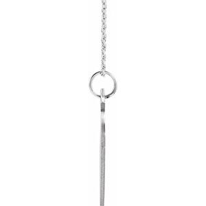 Engravable Shield Necklace or Pendant