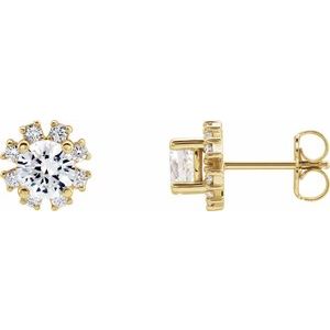 Halo-Style Earrings