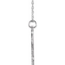 Load image into Gallery viewer, Sterling Silver Script Initial K 16-18&quot; Necklace
