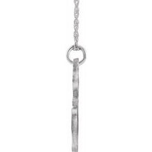 Load image into Gallery viewer, Sterling Silver Script Initial E 16-18&quot; Necklace

