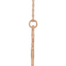 Charger l&#39;image dans la galerie, 14K Rose Gold-Plated Sterling Silver Script Initial E 16-18&quot; Necklace

