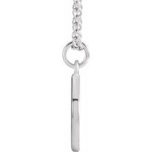 Load image into Gallery viewer, Sterling Silver Initial D Dangle 18&quot; Necklace
